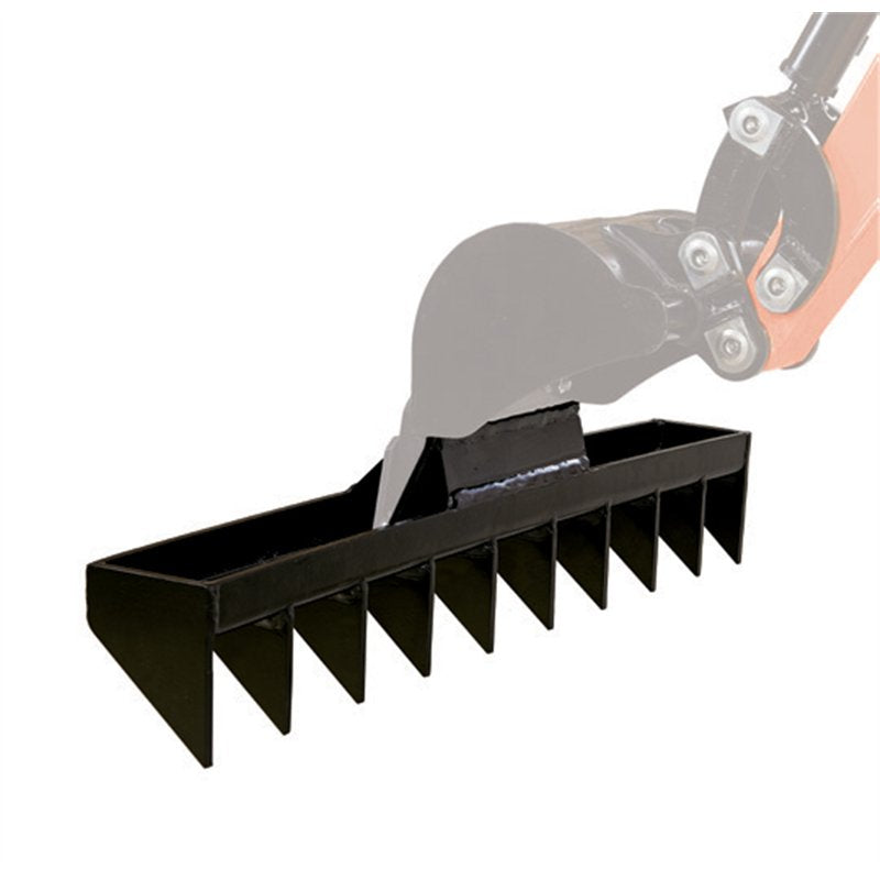 Rastrello per mini escavatore MEX 600 Blue Bird