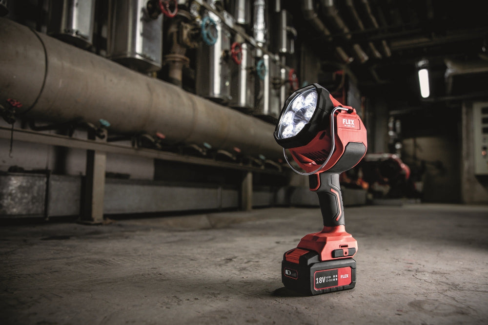 FLEX Proiettore lampada LED a batteria WL 2800 18.0
