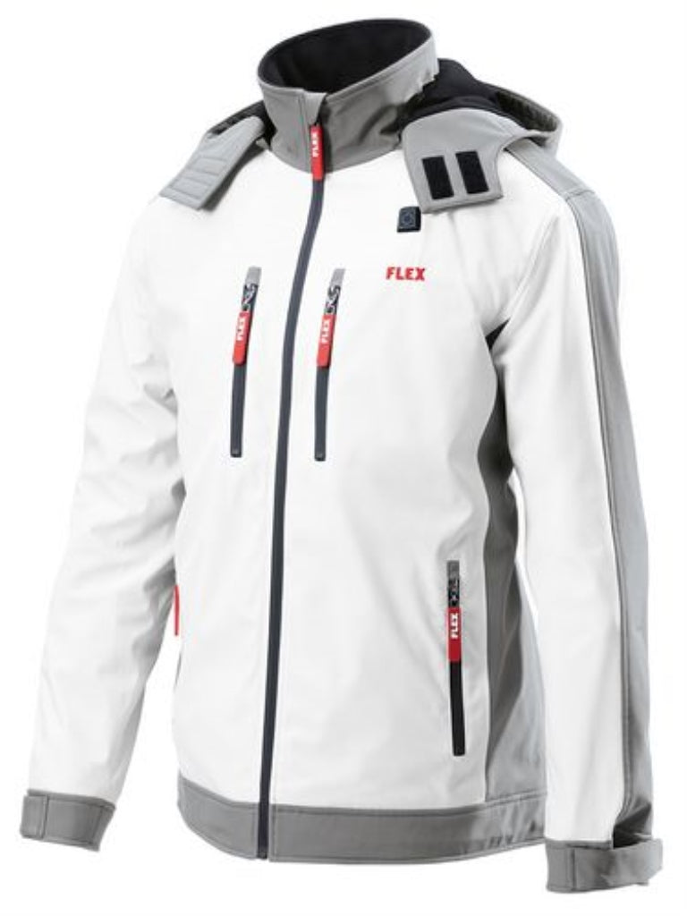 FLEX TJ Weiß 10.8/18.0 Man Batteriebeheizte Thermojacke