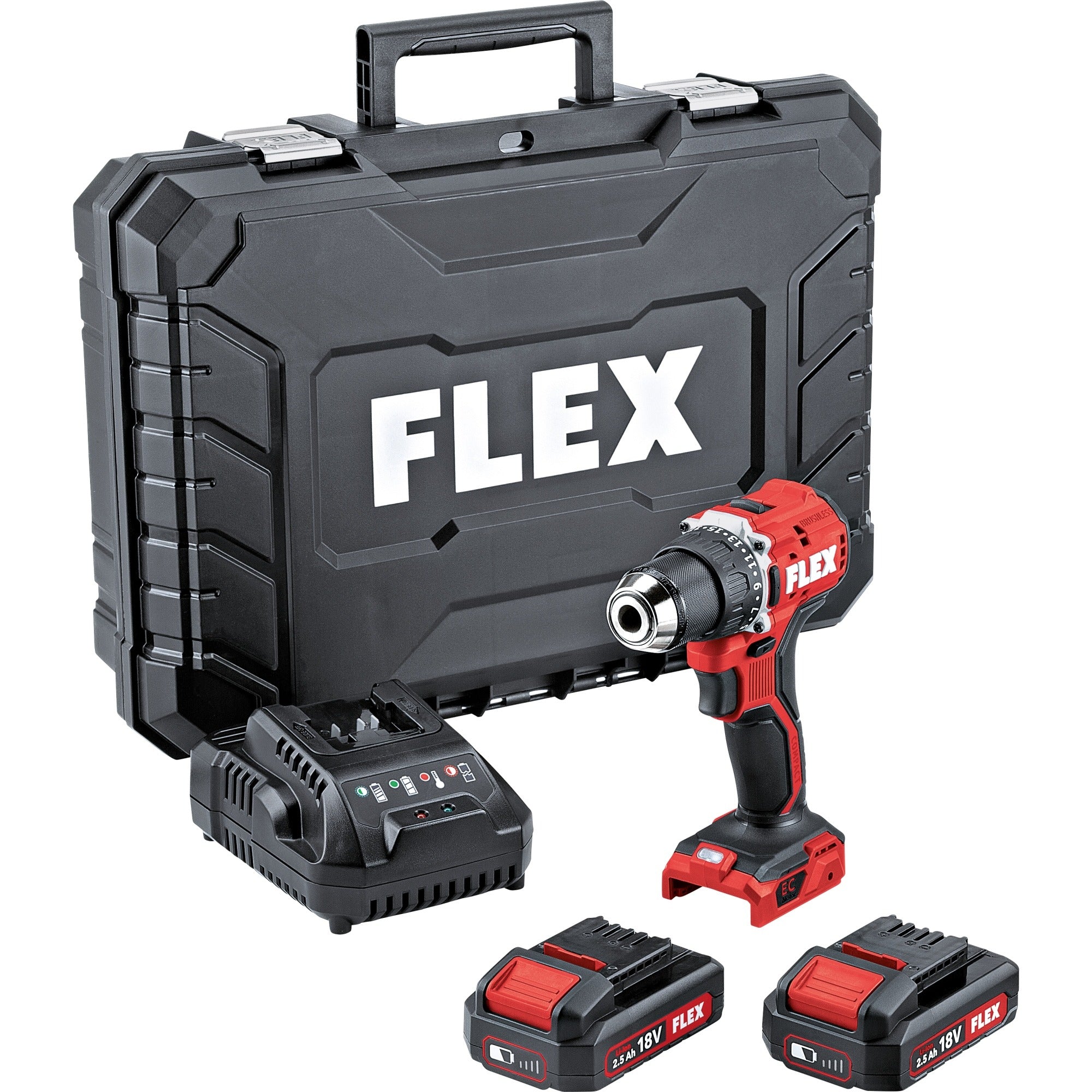 FLEX Trapano avvitatore DD 2G 18.0-EC LD TC/2.5Set