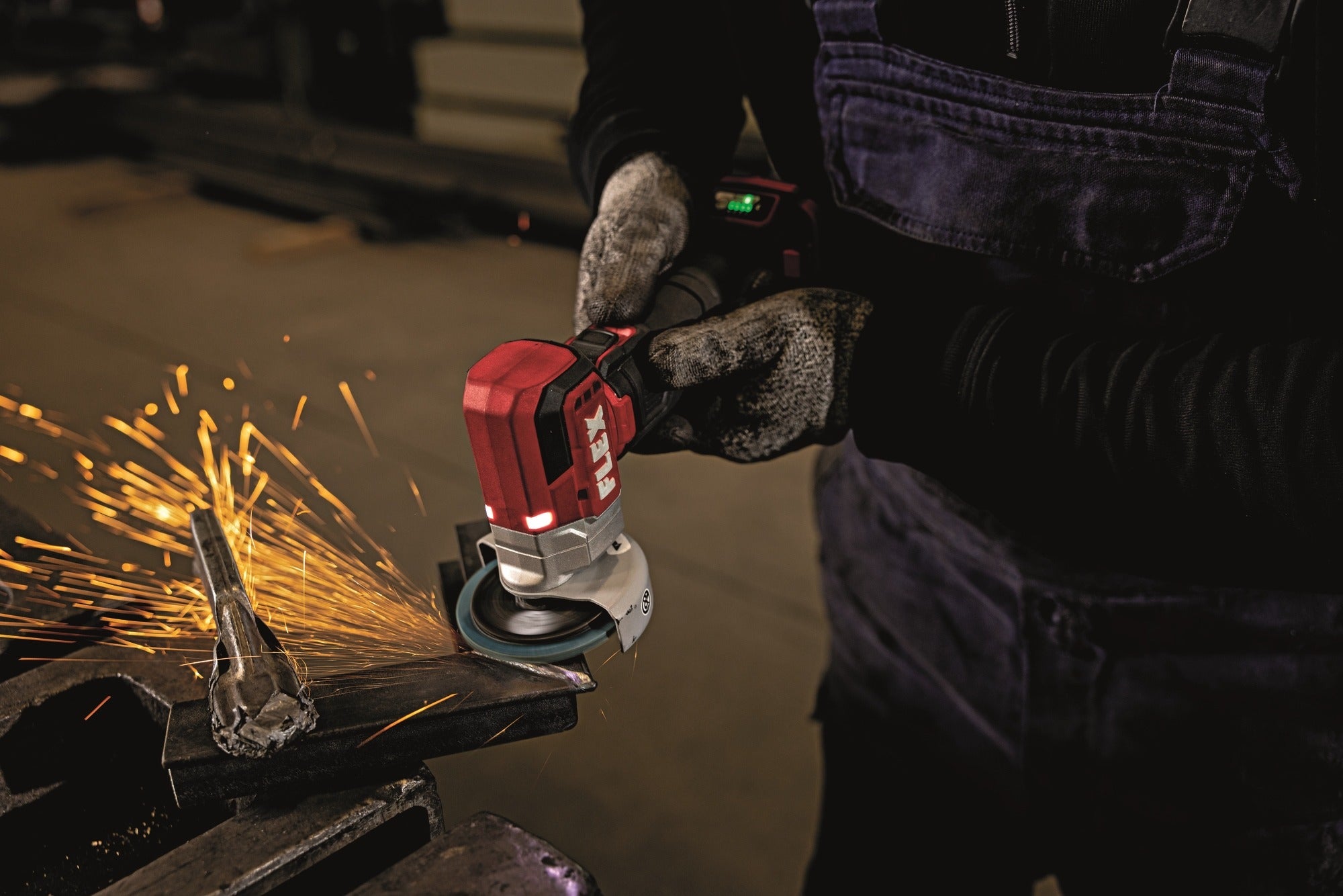 FLEX Smerigliatrice a batteria LBE 76 12-EC Set