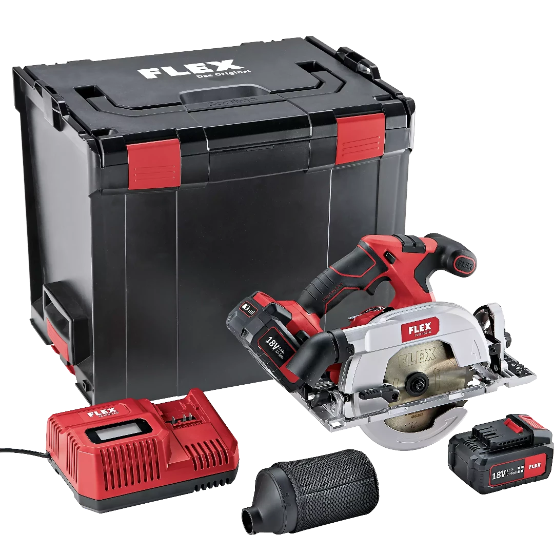 FLEX Sega circolare manuale a batteria CS 62 18.0-EC C