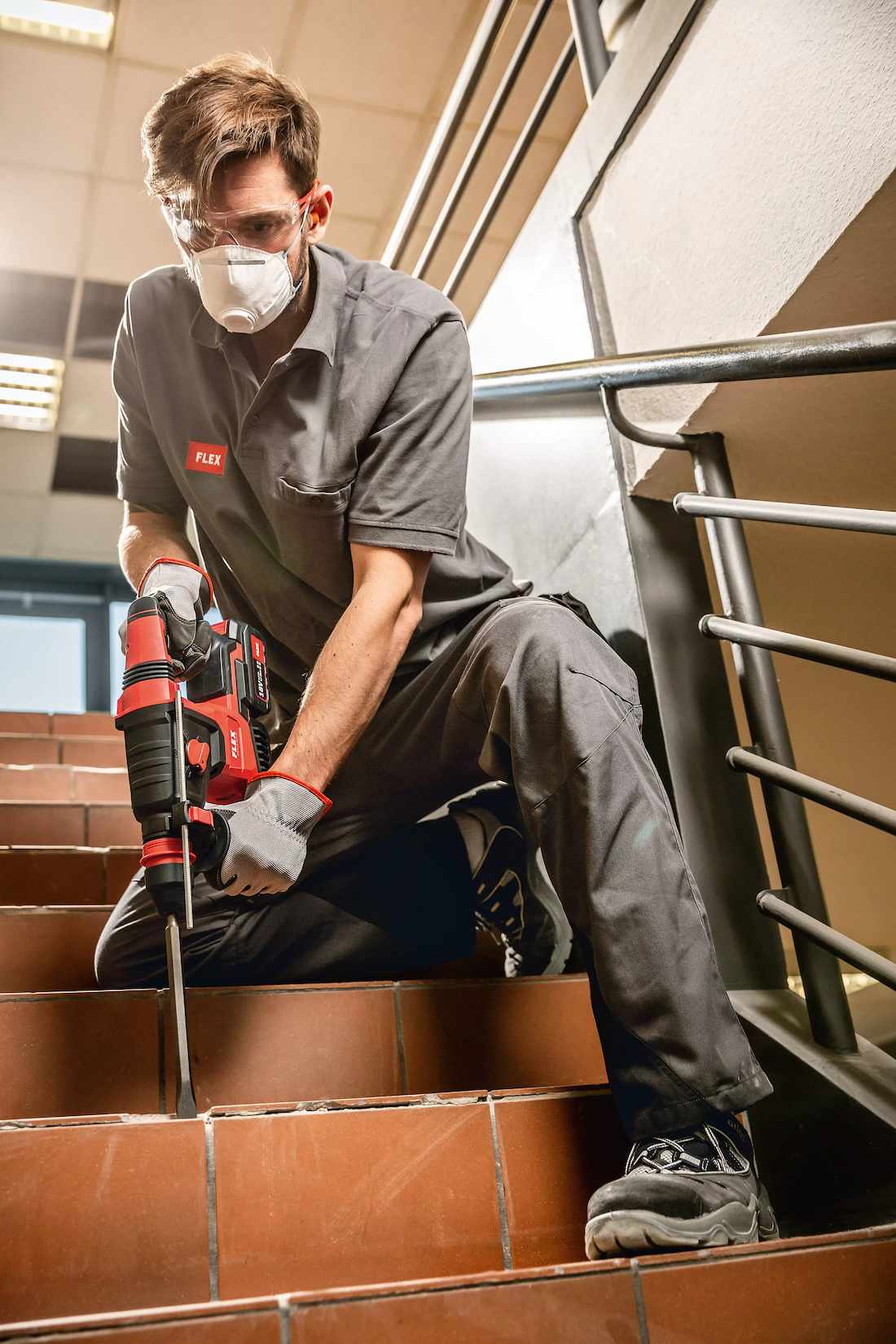 Marteau perforateur combiné sans fil FLEX CHE 2-26 18.0-EC C