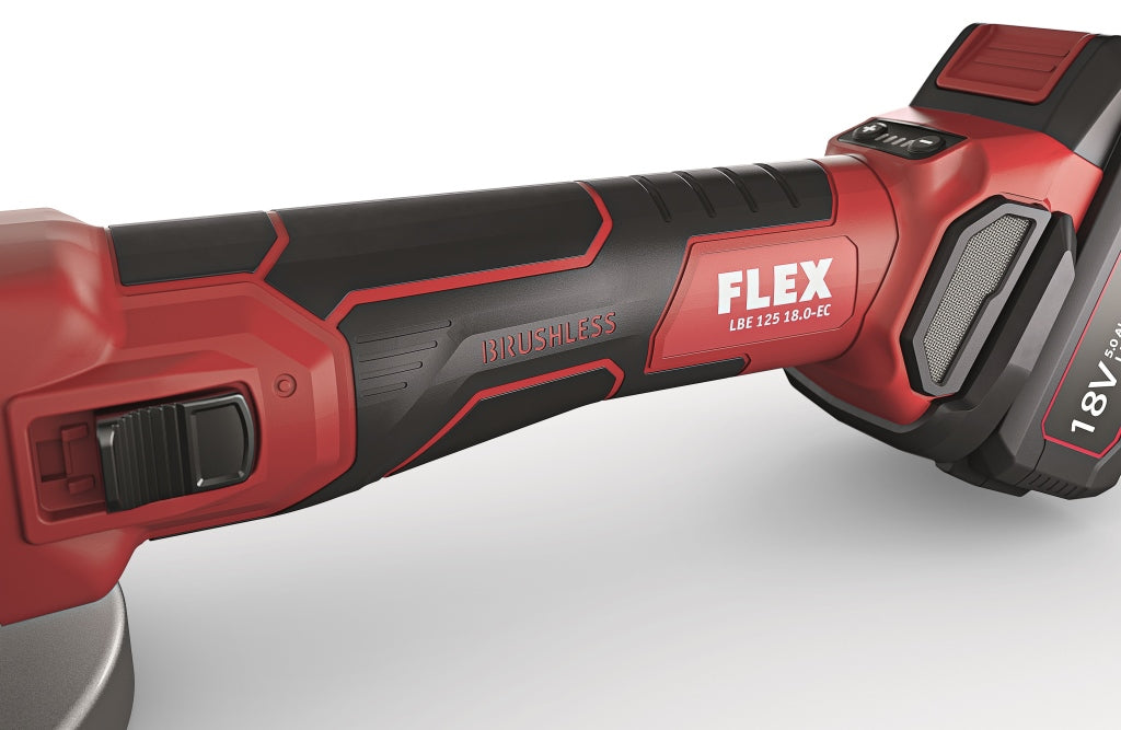 FLEX Smerigliatrice angolare a batteria LBE 125 18.0-EC C