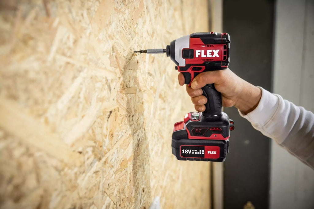 Clé à chocs FLEX, perceuse à boulons à batterie. Diamètre intérieur 1/4" 18.0-EC-HD