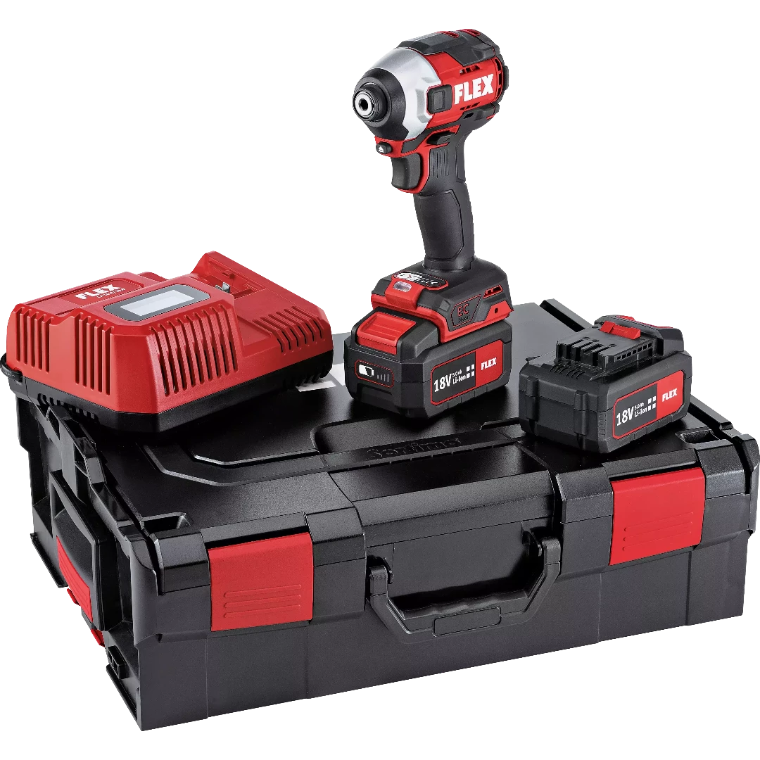 Clé à chocs FLEX, perceuse à boulons à batterie. Diamètre intérieur 1/4" 18.0-EC-HD