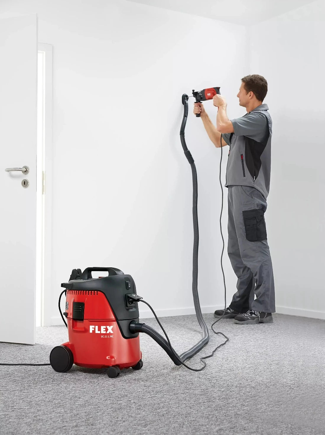 Sicherheitssauger mit manueller Filterabreinigungsfunktion FLEX VC 21 L MC, 20 l