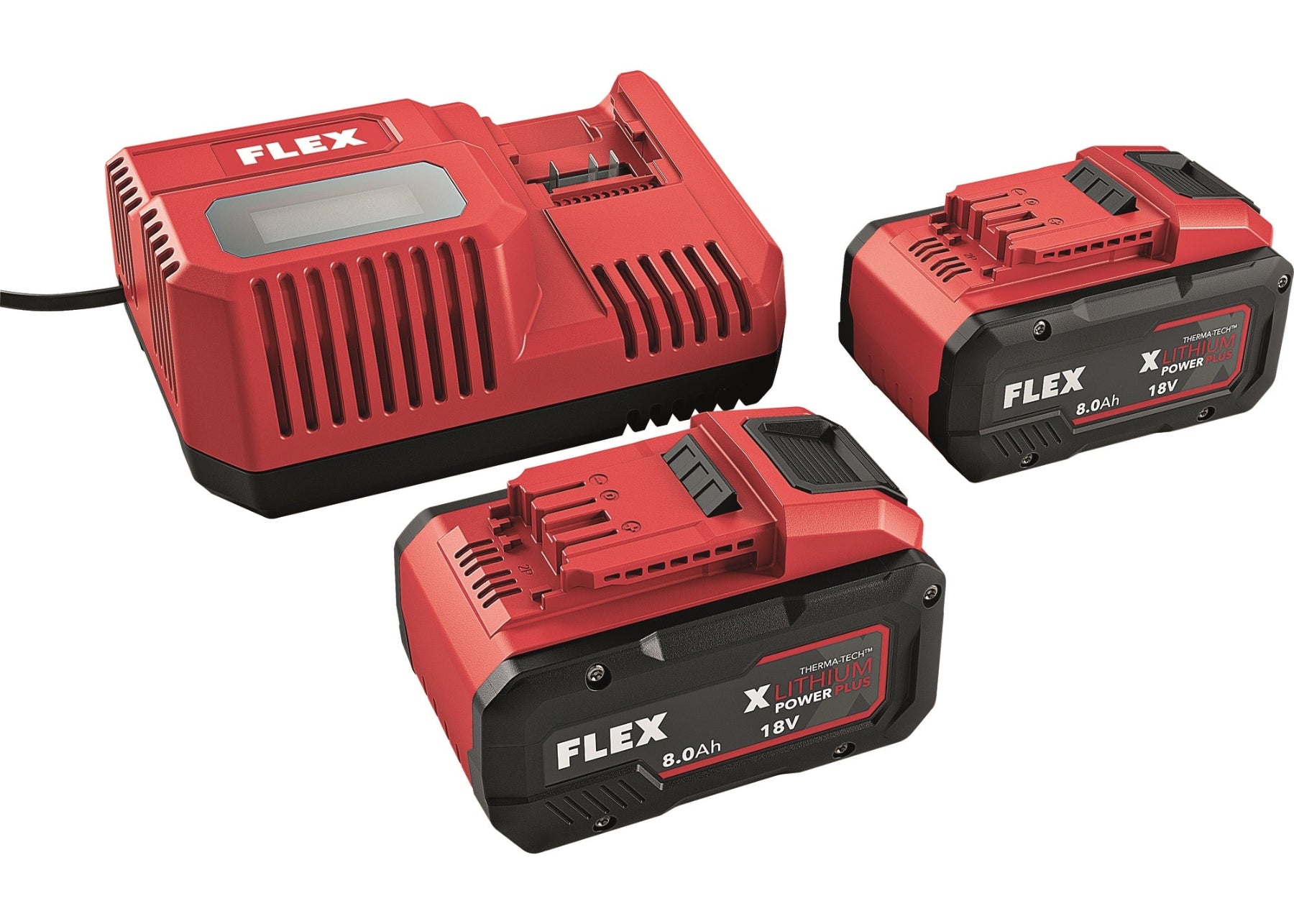 FLEX Set batterie e caricabatterie P-Set 18-88 R
